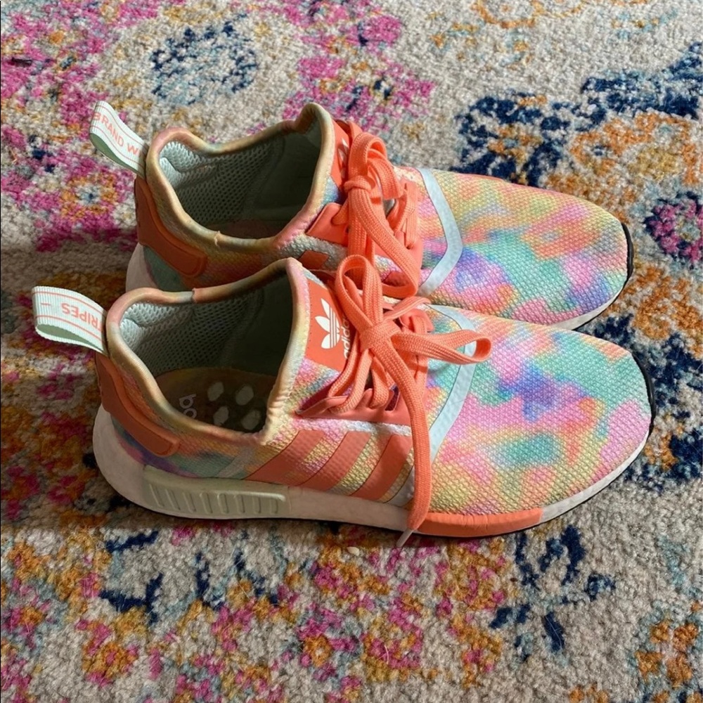 Adidas tie dye woman’s shoes